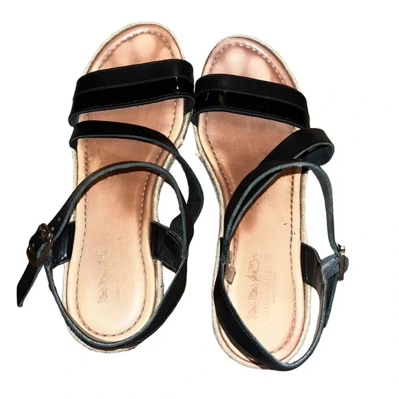 ❤️❤️ Coach and Four Banno Wedge Sandal ❤️❤️ - Picture 3 of 6